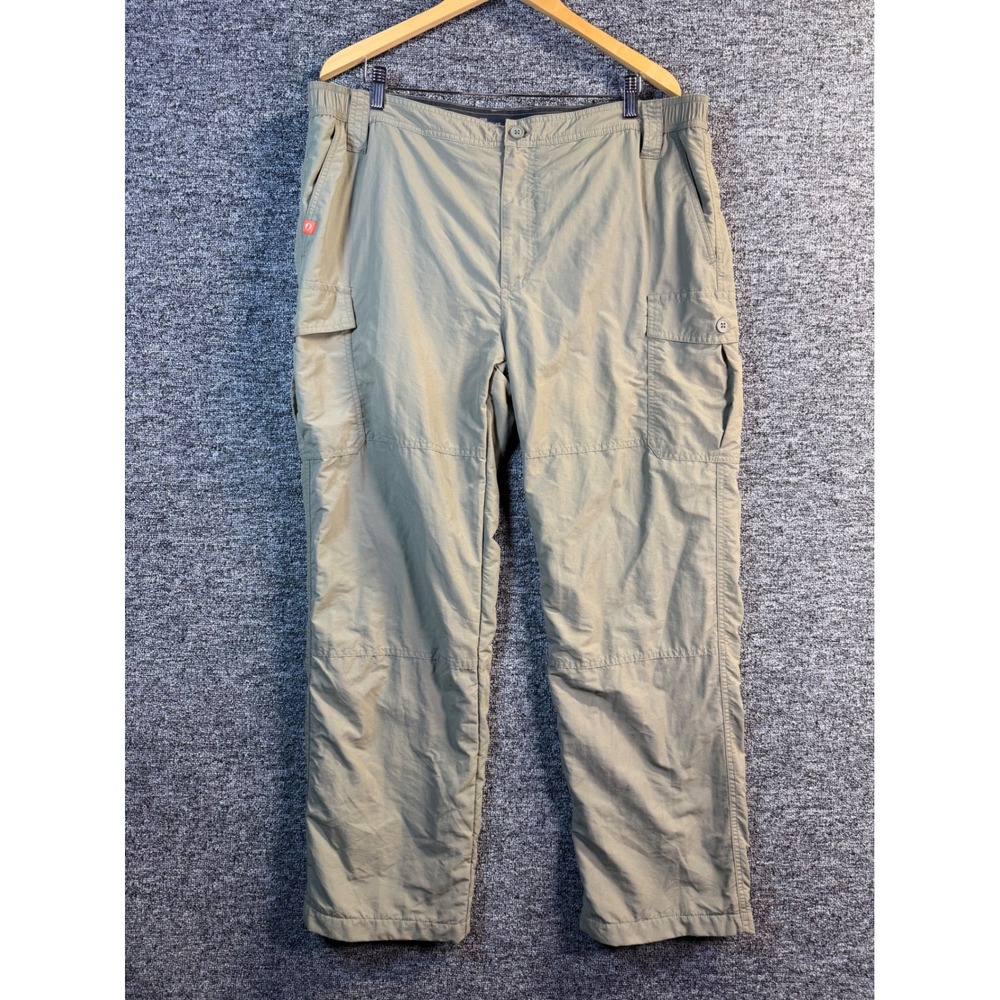 The American Outdoorsman Thermal Lined Cargo Pants Khaki Tan Ripstop 38x30 Mens